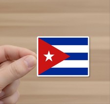 Cuban Flag Sticker | Flag of Cuba Sticker (3.25" x 2.25")