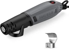 DIAFIELD Mini Heat Gun, 2 Temp Setting 302℉-842℉ Fast Size, Grey