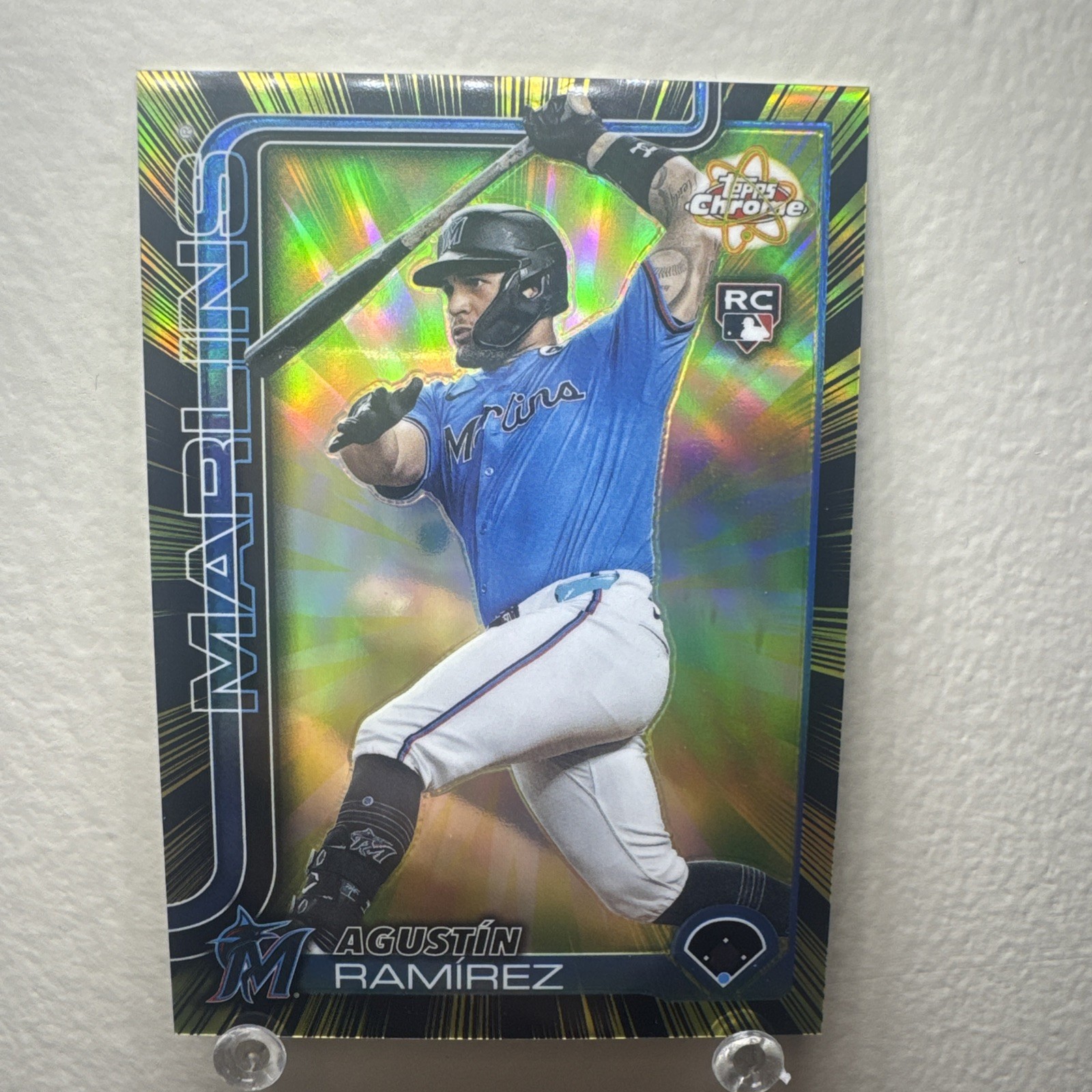 2025 Topps Chrome Update Agustin Ramirez RC Rookie RADIATING ROOKIES #RR-32