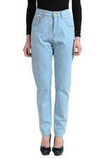 Versace Versus Women's Light Blue Stretch Boyfriend Jeans US 26 IT 40