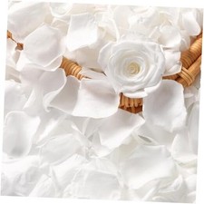 Dried Real Rose Petals, Natural Preserved Dry Flower Petals for White-1.6oz