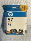 HP 57 Tri-color Print Ink Genuine Sealed New Photosmart 100 130 7150 7350 7550-W