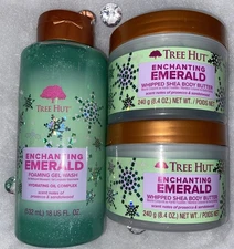 Tree Hut Enchanting Emerald 2024 Holiday Lot! Body Butter & Foaming Wash New