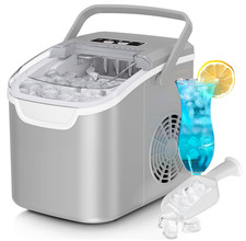 Máquina de Hielo Portátil 26Lb/Día con 2 T...