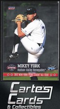 Mikey York 2017 Choice New York-Penn League All-Stars #21 Renegades