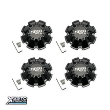 4 x Moto Metal Wheel Center Cap Gloss Black M793BK01