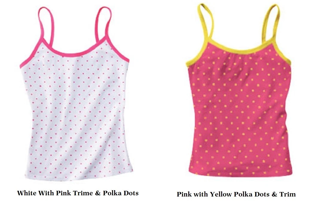 Polka dot spaghetti strap top clearance