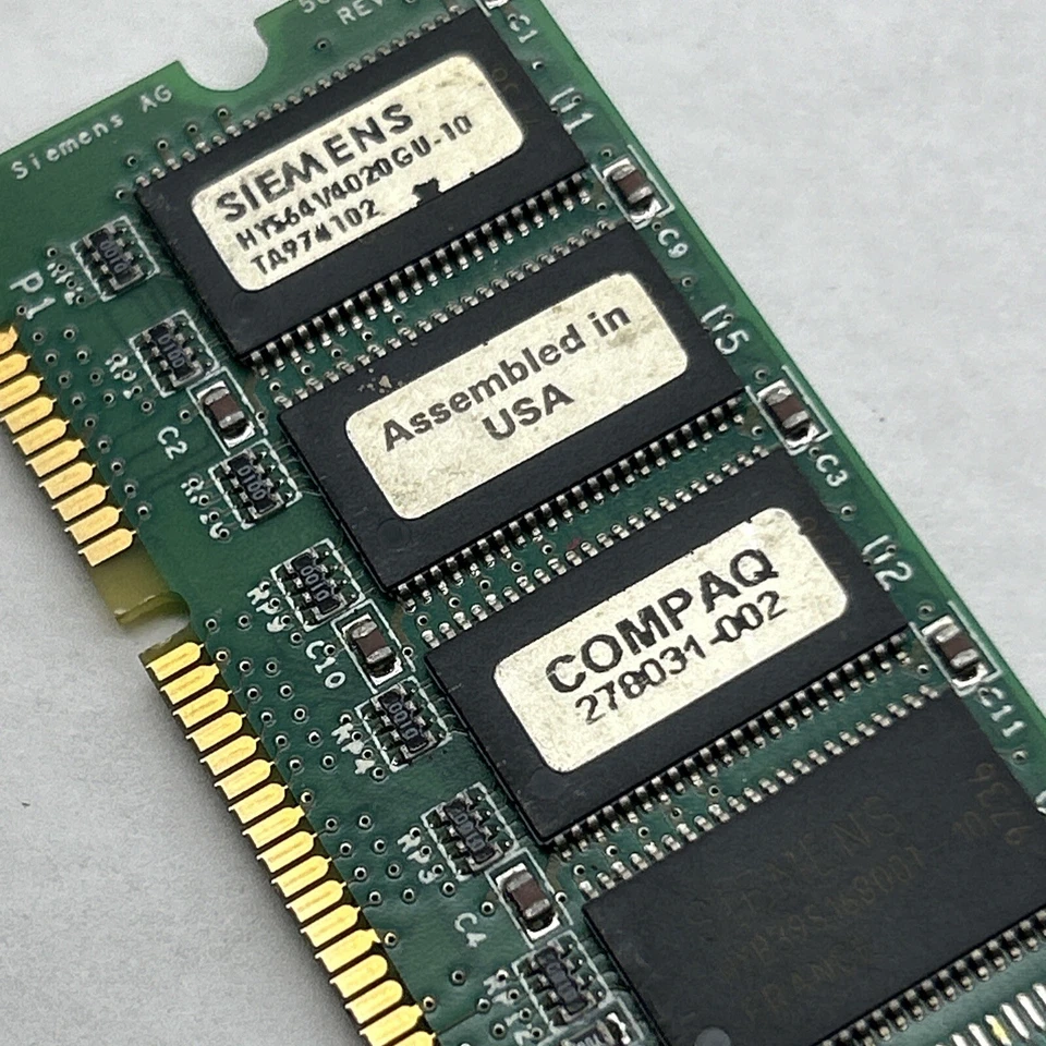 32MB PC66 RAM 168-Pin SDRAM DIMM Memory 4x64 PC-66 # 278031 - Image 3 of 4