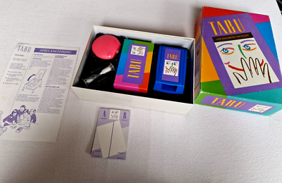 TABU (Wer umschreibt, der bleibt) - MB Spiele / Milton Bradley 1990 Vintage