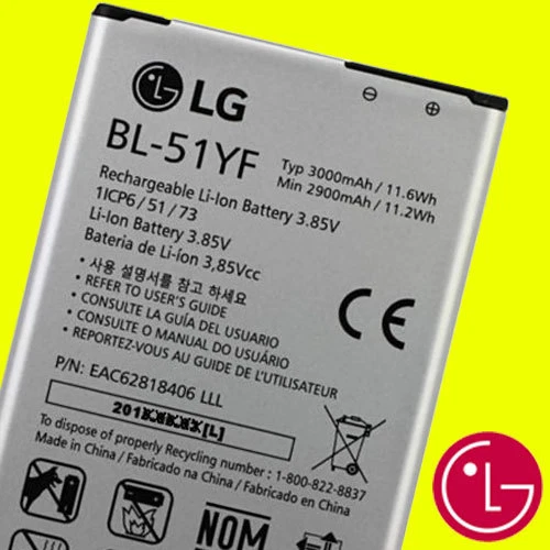 ORIGINAL LG BL-51YF Akku BATTERIE - LG G4 H815 3000mAh - Neueste HERSTELLUNG - Bild 1 von 2