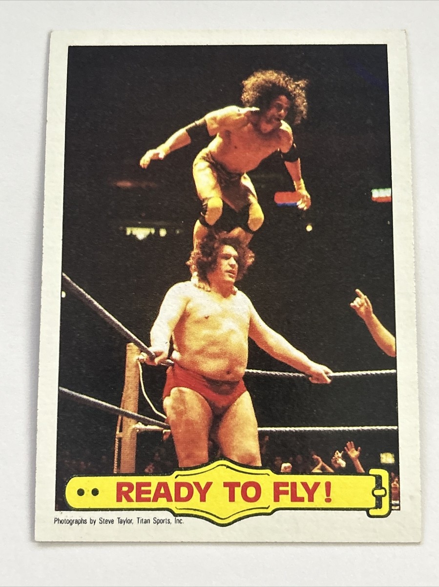 1985 Topps WWF Titan Sports Wrestling #53 ANDRE THE GIANT & JIMMY
