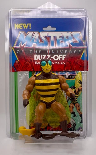 Buzz-Off MOTU Vintage 100% Complete 1984 Comic CardBack 1st Release M