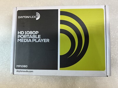Dayton Audio MP1080 HD 1080p Portable Media Player For USB Drives & SD/SDHC 