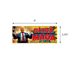 TRUMP ULTRA MAGA 2024 MAGA Bumper Sticker Decal Graphic Election BS0496