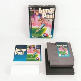 Lunar Pool NES Nintendo Boxed PAL