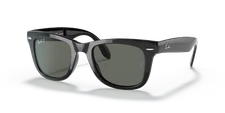 Ray-Ban Wayfarer Folding Classic Green Polarized Sunglasses RB4105 601/58 54-20
