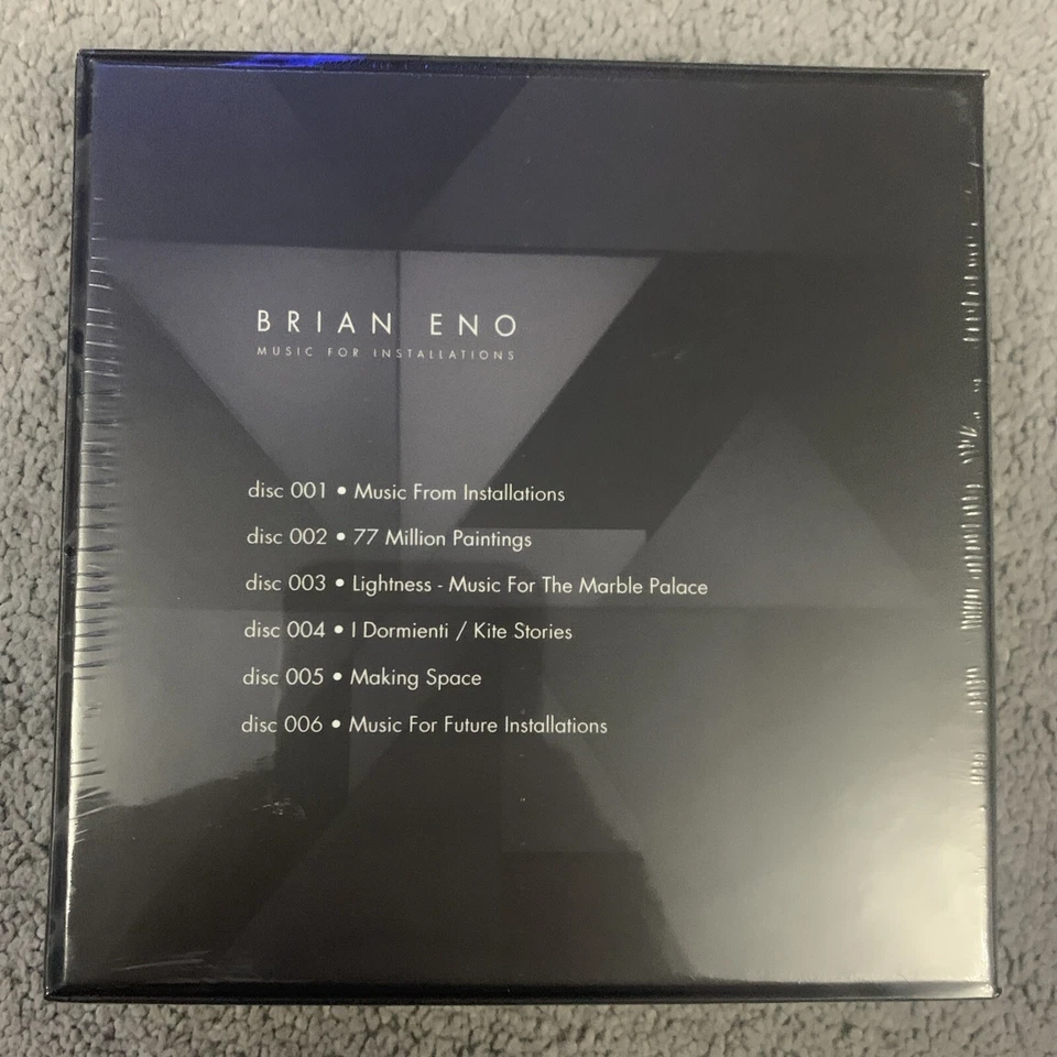 Music for Installations by Brian Eno (CD, 2018) Box Set 6 CD New Sealed - Image 2 of 2