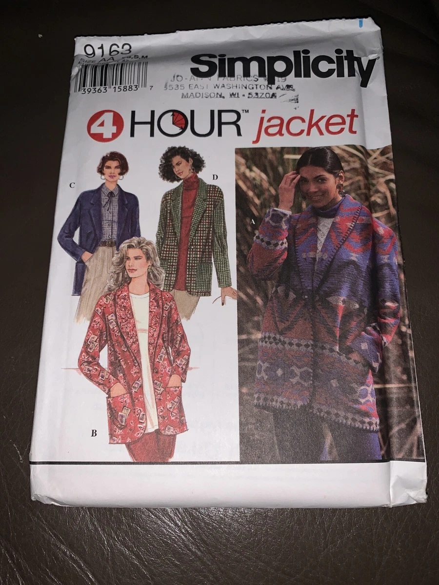Simplicity jacket patterns for women