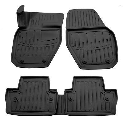 Gummifußmatten für Volvo V60 I 2010-2018 3D Schalen Set Automatten