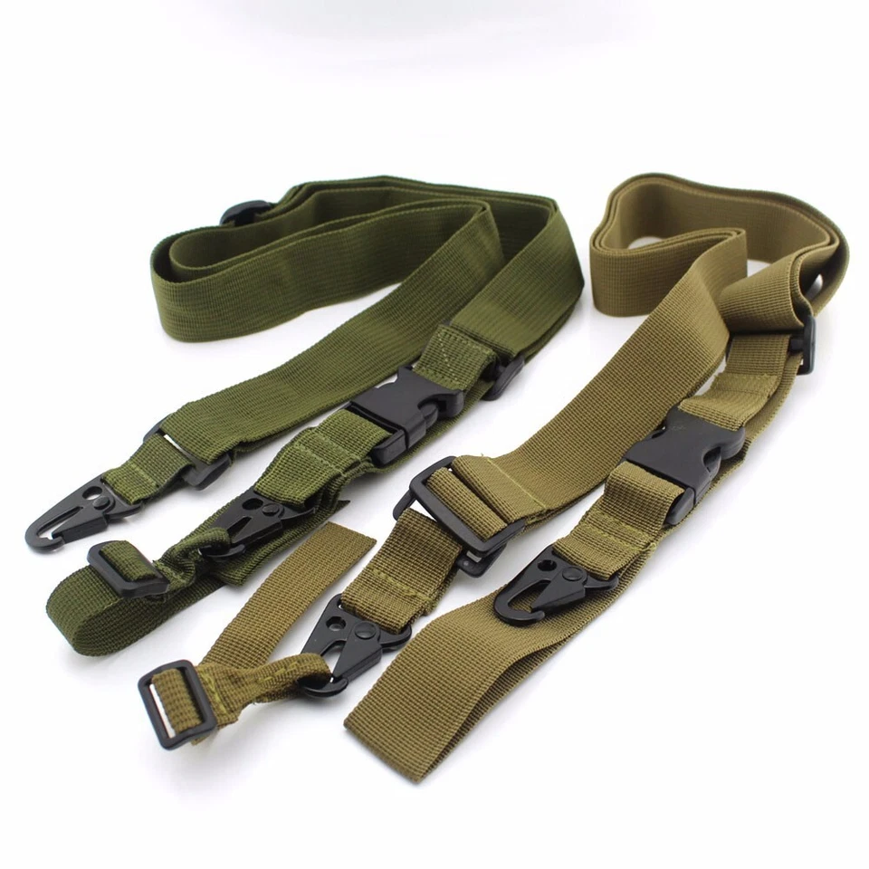 Tactical 3 Point Sling QD Swivel Rifle Gun Sling Strap / M-LOK MLOK Swivel Mount - Image 2 of 4
