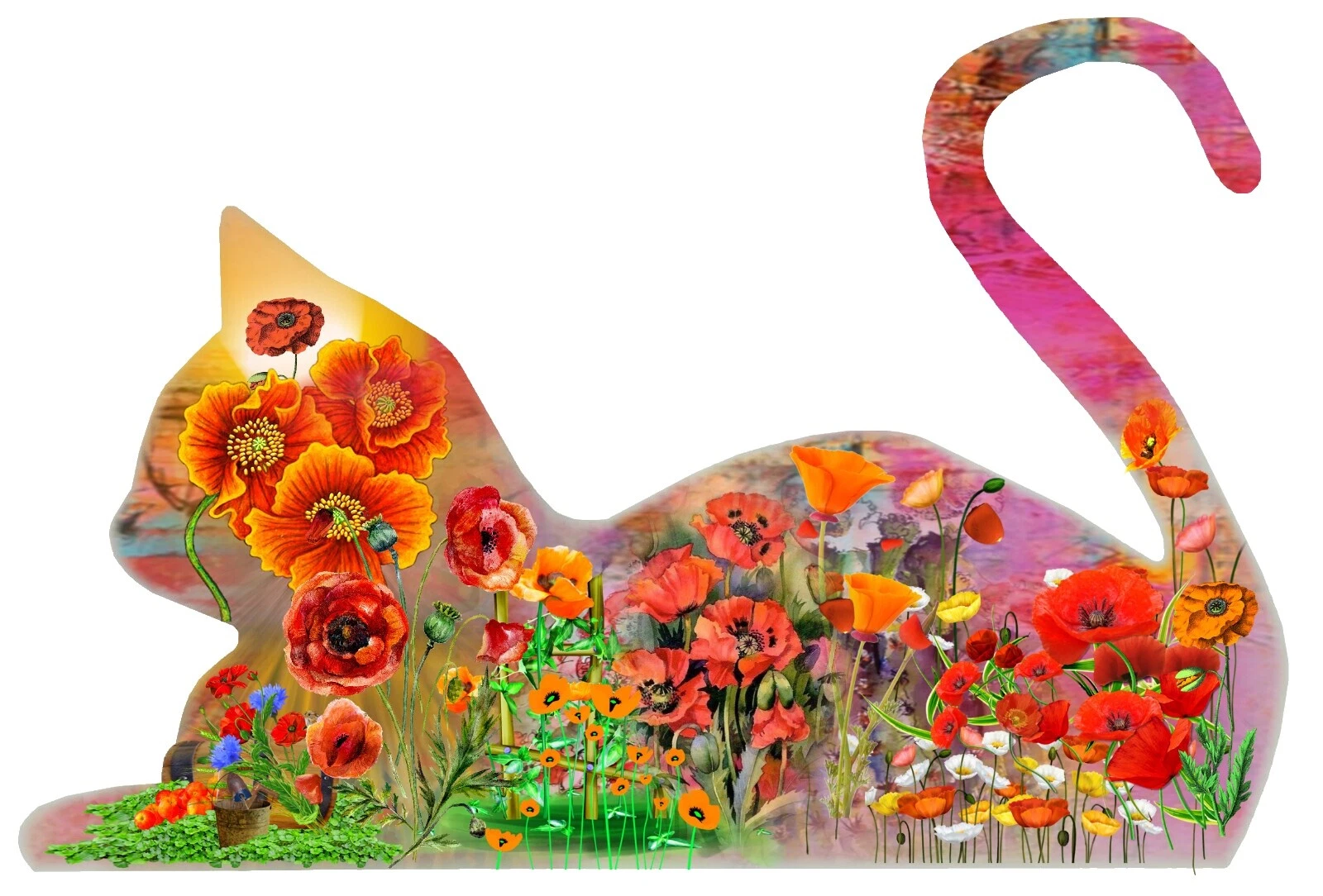 Animal print Gatos Placas Y Letreros Decoración para el Hogar