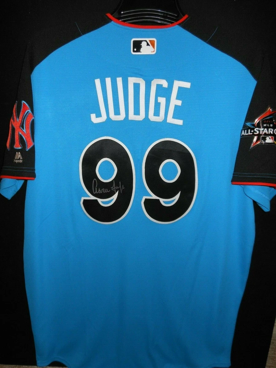 AARON JUDGE SIGNED 2017 ALL STAR JERSEY AUTHENTIC MAJESTIC- N.Y. YANKEES -  RARE!