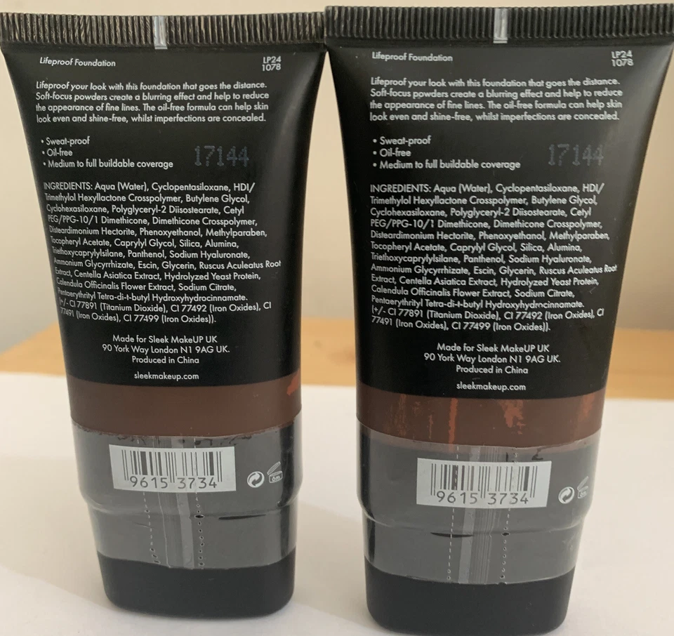 Sleek MakeUP Lifeproof Foundation LP24 2x30ml - Image 4 of 4