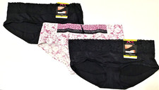 medium /6 - NWT Maidenform Dream Lace 2 black hipster panties one 43 tag c316