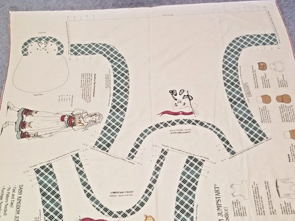 DAISY KINGDOM Women's Jumper Panel "ANIMAL CRACKERS" Noah's Ark Adult Dress - Image 4 of 4