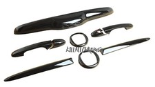 Fiat 500 Full KillAllChrome KitGloss Black De Chrome 2007 - 2015 Handles Whisker
