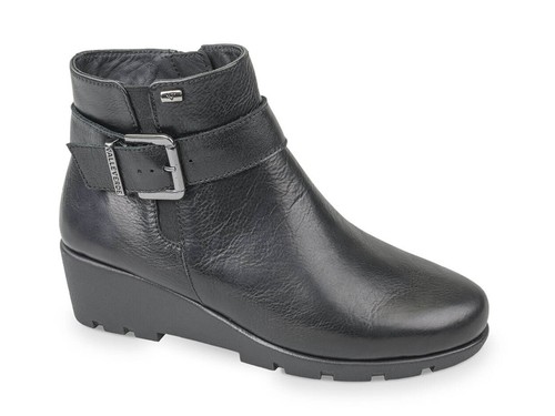 STIVALETTI TRONCHETTI DONNA VALLEVERDE INVERNO V66420 CON ZEPPA NERO | eBay