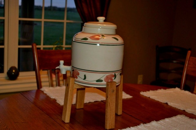 Water Dispenser With Stand Ceramic Water Cooler Purified Drink