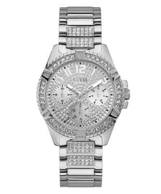 Guess Ladies Silver Tone Multi-function Watch U1156L1