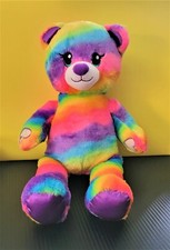 Build a Bear Workshop Rainbow Bear 17" Plush Stuffed Animal