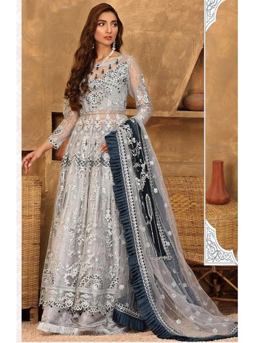 Anarkali Gown wedding wear embroidered 