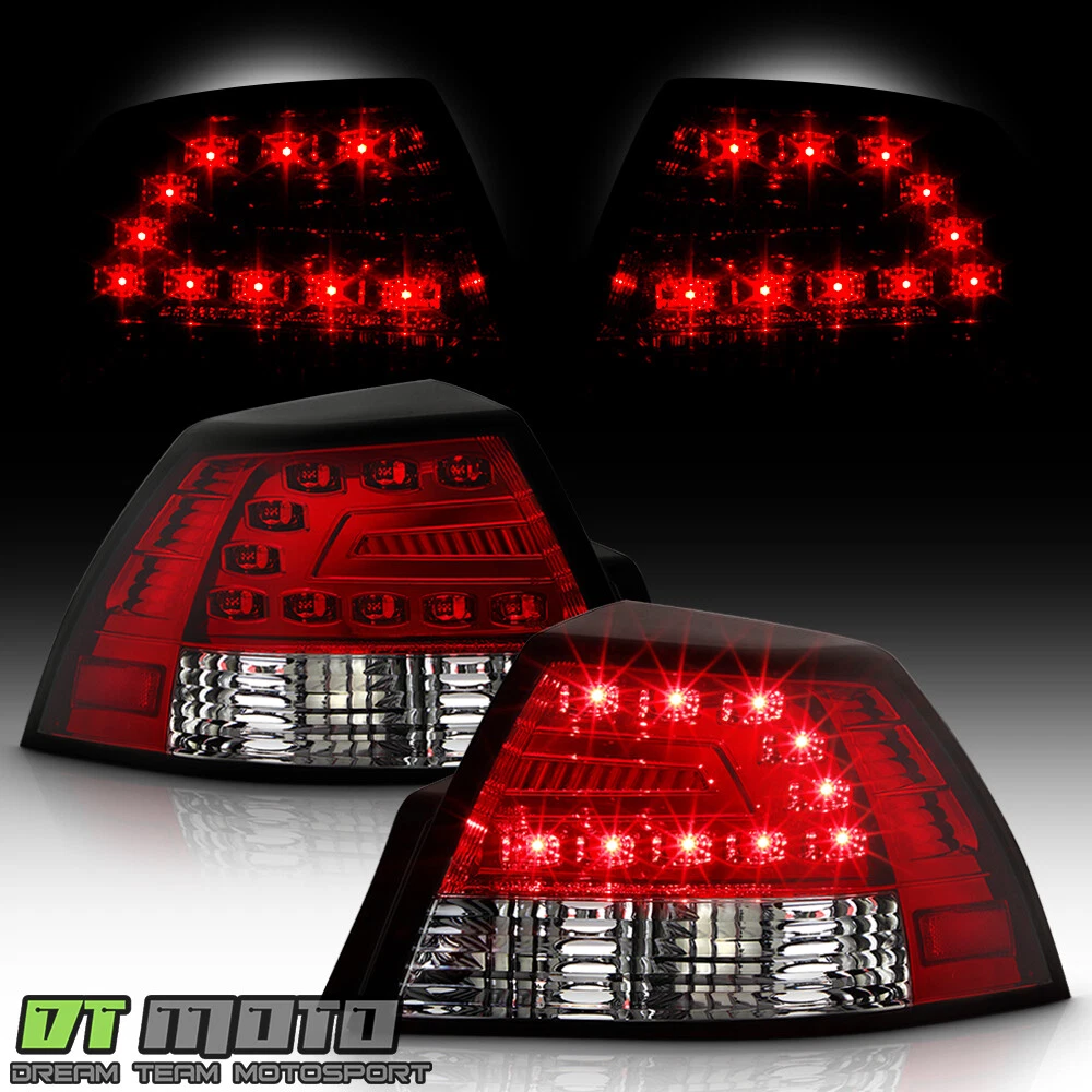 2008 2009 Pontiac G8 Red Clear Lumileds LED Tail Lights Brake Lamps Left Right