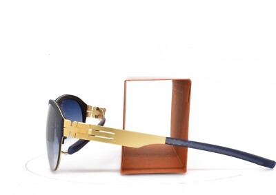 ic!berlin 正規品 ドイツ製 67 Nixenstrabe サングラス iC! Berlin sunglasses 67 Nixenstrabe NAVY BLUE GOLD FRAME