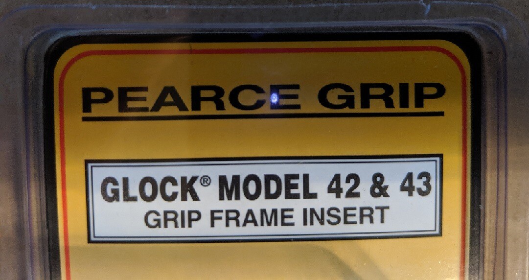 Pearce Grip Frame Insert for Glock 42 & 43 Cavity Plug PG-FI42