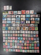 used west German stamp lot, 150 all different.