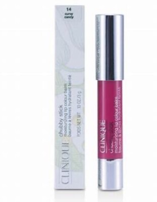 Clinique Chubby Stick Moisturizing Lip Color Balm 14 Curvy Candy Lipstick new