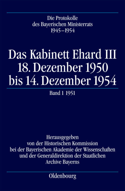 Das Kabinett Ehard Iii | Rudolf Morsey (u. A.) | Deutsch | Buch |