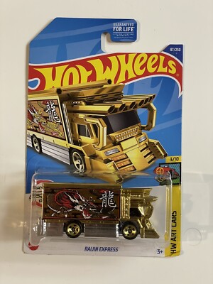 Raijin Express Hot Wheels Gold
