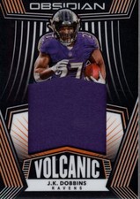 2020 Obsidian Volcanic Materials Electric Etch Orange 23 J.K. Dobbins Jersey /75