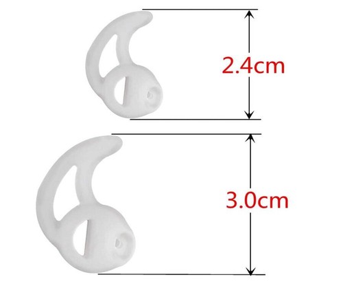 Two-Way Radio Ear Mold Replacing Earpiece Inserts For Acoustic Coil Tube-2 Pairs - Foto 2 di 8