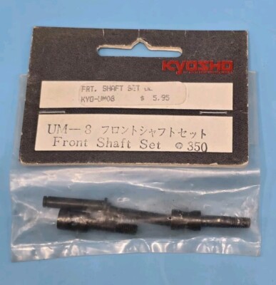 Vintage Kyosho UM-8 Front Shaft Set Ultima Sideways Tracker Rampage RC Part