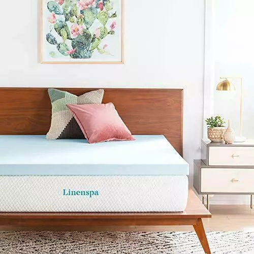 Linenspa 3 inch memory foam cheap topper