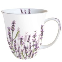 "Porzellan-Tasse \"Lavender Shades\" Lavendel Sommer 0,4L Kaffee-Becher*Bone China"