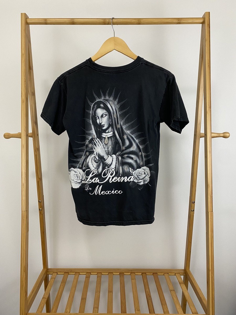 VTG La Reina De Mexico Faded Rap Tee Jesus T-Shirt Size M | eBay