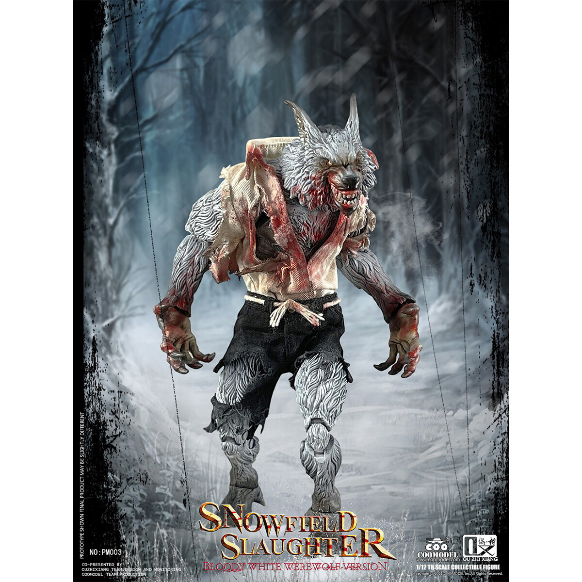 COOMODEL x OUZHIXIANG PM003 1/12 Palmtop Monster Bloody White