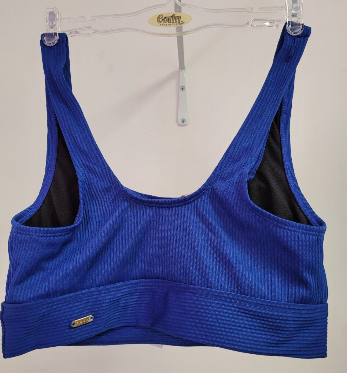 Bikini Top UK8 Cobalt Blue Active People Pacer  Non-Wired Padded New with Tags image 2